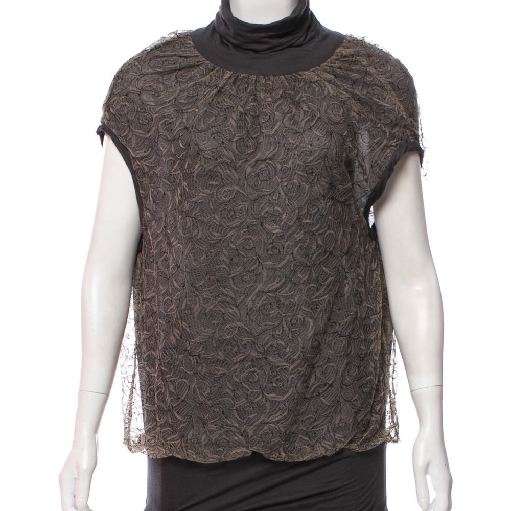 Yigal Azrouel women lace accented top